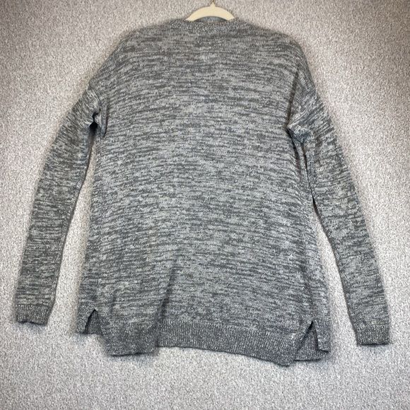 Hollister cardigan sweater S chunky buttons heathered gray grandpacore unisex - Picture 10 of 10